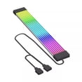 thumbnail image 1 of Flexible RGB LED Light Strip Bar ARGB Board Cover For Computer Power Supply ATX 24PIN GPU Video Card Cables And Case Black GPU 2x8PIN Light Strip, 1 of 6