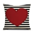 thumbnail image 1 of TIMIFIS Valentines Pillows Covers 18x18 In, Red Throw Pillows Covers, Couch Pillows Covers, Valentine's Day Pillows Covers for Large Couch Sofa Home Inside Outside Holiday Party Decor, 1 of 1