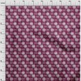 thumbnail image 3 of oneOone Georgette Viscose Fabric Check Kasuri Printed Craft Fabric BTY 42 Inch Wide, 3 of 4
