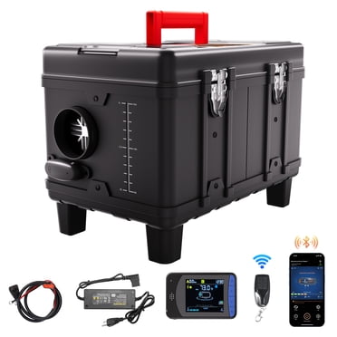 VEVOR Chauffe-Air au Diesel 12V/24V 8KW Télécommande via Application Bluetooth pour Véhicules