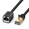 thumbnail image 1 of J&D Cat6 Ethernet Extension Cable, Shielded RJ45 Male to Female, 6 ft, Reliable Networking Cable, 1 of 7