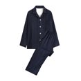 thumbnail image 2 of LSLJS Pyjama de Nuit Décontracté pour Hommes, Haut à Manches Longues et Pantalon, Col Rabattu, Ensembles de Pyjama, Vêtements de Nuit pour Hommes, Cadeaux pour Hommes, 2 of 4