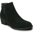 thumbnail image 1 of kozi Canada Bottillon Habillé Imperméable pour Femme VENUS-1 Botte d'Automne avec Double Fermeture Éclair Noir, 1 of 7
