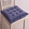 thumbnail image 1 of ORUYROP Chair Cushions for Dining Chairs 2 Pack, Seat Cushions for Kitchen Chairs with Ties, Dining Room Chair Cushions with Ties, Chair Pads for Dining Chairs Non Slip Washable Blue, 1 of 7