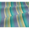 thumbnail image 4 of oneOone Tissu Jersey Viscose Multicolore Rayé Imprimé au Mètre 60 Pouces de Large, 4 of 4