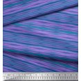 thumbnail image 1 of Soimoi Tissu Poly Georgette à Rayures Abstraites au Mètre 52 Pouces de Large, 1 of 2