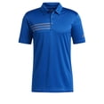thumbnail image 2 of Adidas Mens 3-Stripes Chest Polo, XL, Collegiate RoyalGrey Three, 2 of 7