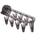 thumbnail image 1 of Towel Racks for Bathroom,Clothes Racks for Hanging Clothes 9Pcs Socks Pegs Hangers for Clothes Underwear Towel Wall Mounted Clothespin Bathroom Organizer Cloth Hanging Rack, 1 of 1