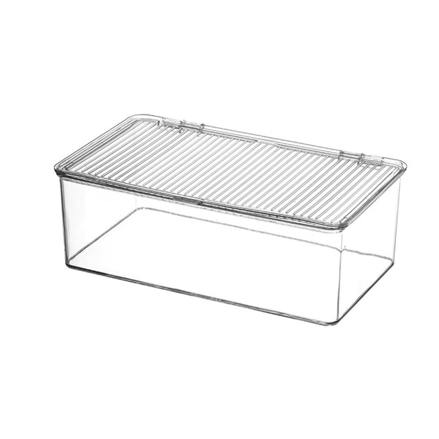 Storage Boxes with Lids,Transparent Mask Stationery Storage Box Office Supplies Cosmetic Storage Box Desktop Storage Acrylic Organising Box,Storage Box with Lid,Box of Masks