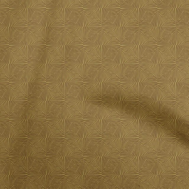 oneOone Tissu Georgette Viscose Marron Abstrait pour Robe Tissu Imprimé au Mètre 42 Pouces de Large
