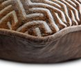 thumbnail image 2 of The HomeCentric Decorative Brown Pack of 2, 20x20 inch (50x50 cm) Pillow Covers, Velvet Chevron Throw Pillows For Sofa, Geometric Pattern Modern Style Easter - Chevron Locked, 2 of 3