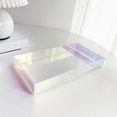 thumbnail image 3 of Abbracc Rectangle Transparent Plateau de Rangement Plateau de Fruits Décor Plateau de Bijoux Plateau de Vanité Plateau Décoratif pour Mariage Comptoir Affichage Parfum Commode, 3 of 7