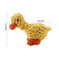 thumbnail image 4 of 1Pc Cute Duck Shaped Dog Paw Cleaner Toy Cotton Rope Dogs Puppy Chew Fetch Toys, 4 of 8