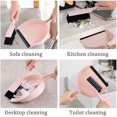 thumbnail image 4 of Mini Brush and Dustpan Set, Hand Broom and Dustpan Set, Small Broom and Dustpan Set, Small Dust Pan with Brush for Home Kitchen Office Car, Pink, 4 of 5