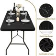 thumbnail image 1 of Cagogo under $5 5Pcs Picnic Tablecloth, Elastic Tablecloth, Spandex Picnic Table Cover, Stretchable Rectangular Tablecloth, Waterproof Outdoor Tablecloth, Washable Patio Tablecloth For Parties, 1 of 8