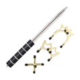 thumbnail image 3 of Baohd Retractable Pool Bridge Cue Stick Removable Playing Head for High Low Cross Beginners Table Pool Low High Cross Head, 3 of 6