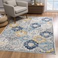 thumbnail image 1 of eRug Outlet Savannah Collection Modern Abstract Area Rug Large (8x10 feet) - 7'9" x 10'9", Blue, 1 of 6