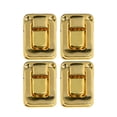 thumbnail image 1 of 4 Pcs Iron Antique Hasp Lock for Jewelry Box Suitcase Buckle Vintage Clip Buckle, 1 of 8