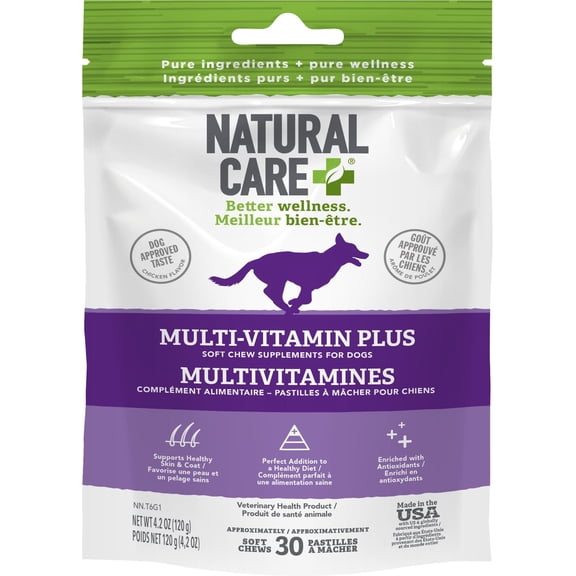 Natural Care Multi Vitamins Plus Chicken Daily Chews Dog Supplement
