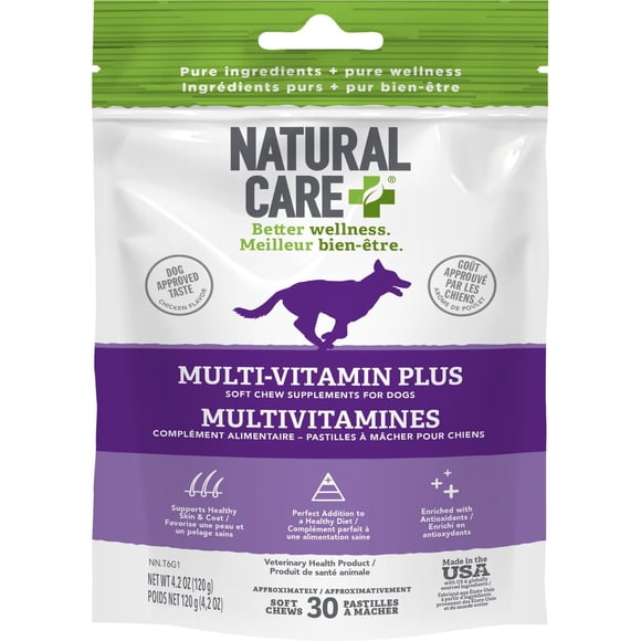 Natural Care Multi Vitamins Plus Chicken Daily Chews Dog Supplement