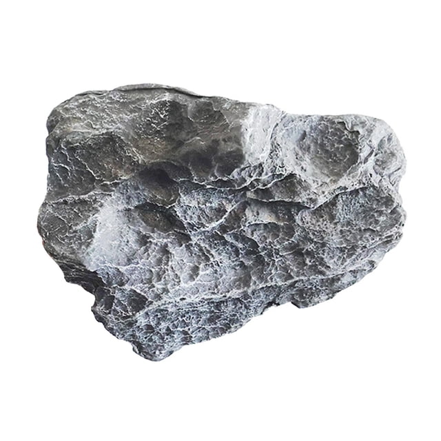 simhoa Artificial Faux Landscape Rock Ornament Multipurpose Irregular Yard Ornament 28x15x20cm