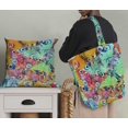 thumbnail image 5 of Soimoi Orange Poly Georgette Fabric Colorful Butterfly Print Fabric by Yard 42 Inch Wide, 5 of 5