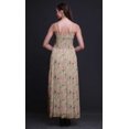 thumbnail image 2 of Bimba Robe à Bretelles Smockée en Georgette pour Femmes à Imprimé de Feuilles de Bleuet - Très Petit, 2 of 7