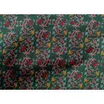 thumbnail image 4 of oneOone Organic Cotton Voile Fabric Leaves & Floral Block Printed Craft Fabric BTY 42 Inch Wide, 4 of 4