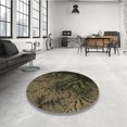 thumbnail image 4 of Ahgly Tapis Rectangulaire Lavable en Machine Intérieur Transitionnel Chêne Brun, 2 Pieds x 3 Pieds, 4 of 7