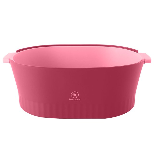 Double-layer Vegetable Basket Plastic Draining Basket Fruit Vegetable Strainer