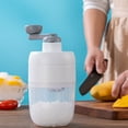 thumbnail image 1 of Manual Ice Crusher, Hand Crank Ice Shaver, Stainless Steel Blades, Non-Slip Base, for Home Kitchen Use, Easy Operation, 1 of 9