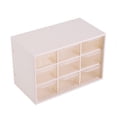 thumbnail image 3 of VIFER 9 Lattice Desktop Drawer Portable Plastic Storage Box Drawer Desktop Storage Unit Cosmetic Storage Box(White), 3 of 7