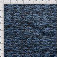 thumbnail image 4 of oneOone Rayon Medium Blue Fabric Asian Japanese Wave Sewing Craft Projects Fabric Prints By Yard 56 Inch Wide, 4 of 4
