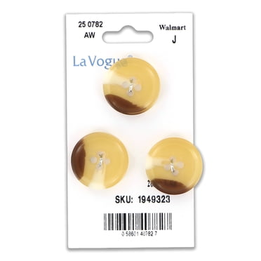 LA VOGUE 4-Hole bouton, Light beige, 20 mm (0.79 in)