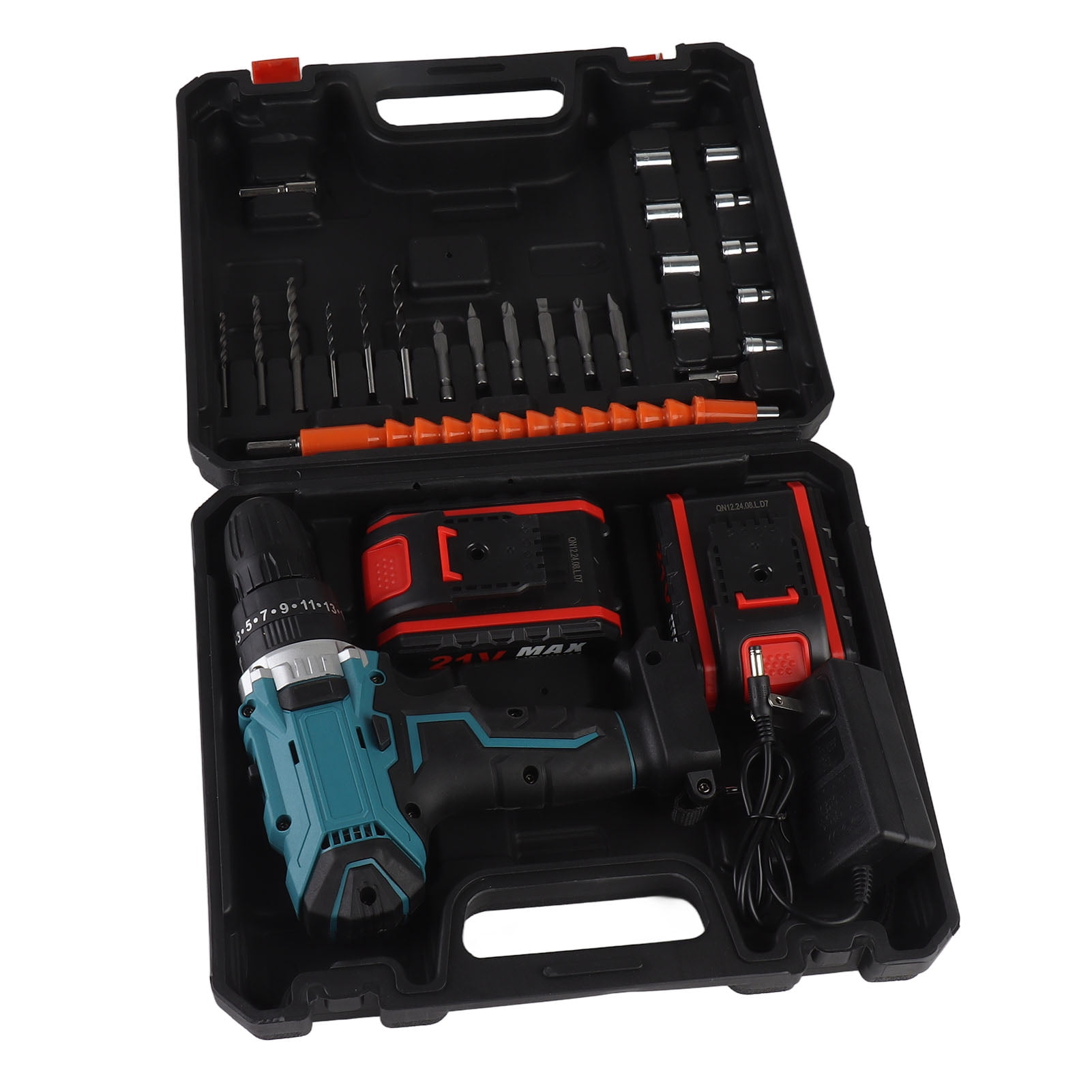 Cordless Electric Hand Drill, US Plug 110-240V Lightweight Fast Charging Electric Hand Drill  for Decoration