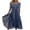 Navy Dress, variant on Women's Knee Length Chiffon Dress Clearance Solid Lace Crochet Splicing Vintage Holiday Half Sleeve Autumn Dresses Boho Boat Neck Elegant Casual Mesh Navy XXL