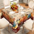 thumbnail image 1 of Fall Square Tablecloth, Square Fall Tablecloth 60 Inch, Autumn Pumpkin Thanksgiving Tablecloth Square, Fall Table Cover Square, 1 of 4