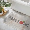 thumbnail image 2 of the US States Design 3 Piece Bathroom Rugs Set - Non-Slip Ultra Thin Bath Rugs for Bathroom Floor - Washable Cotton Bathroom Mats Set, 2 of 8
