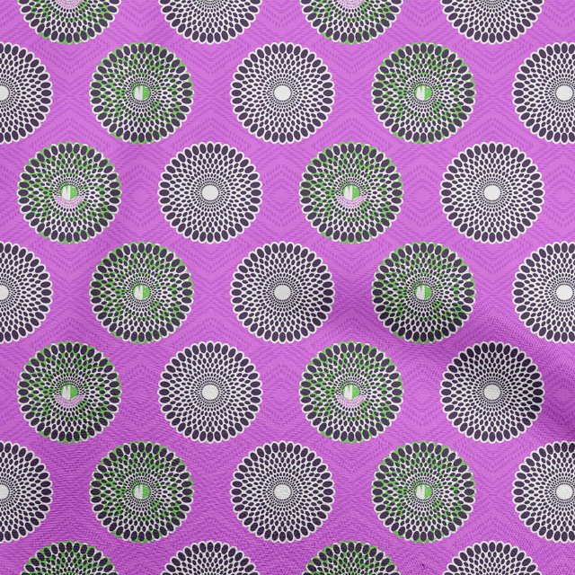 oneOone Velvet Purple Fabric Asian Block Craft Project Decor Fabric Printed by The Yard 58 Inche Wide-6803