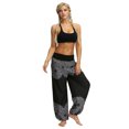 thumbnail image 1 of Pantalons pour Femmes Tendance Pantalons Amples pour Hommes et Femmes Combinaison Imprimée Rétro Pantalons de Yoga Leggings de Yoga pour Femmes en Liquidation, 1 of 5