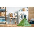 thumbnail image 2 of Ahgly Tapis Rectangulaire Lavable en Machine Intérieur Vert Jade Transitionnel, 2 Pieds x 5 Pieds, 2 of 7