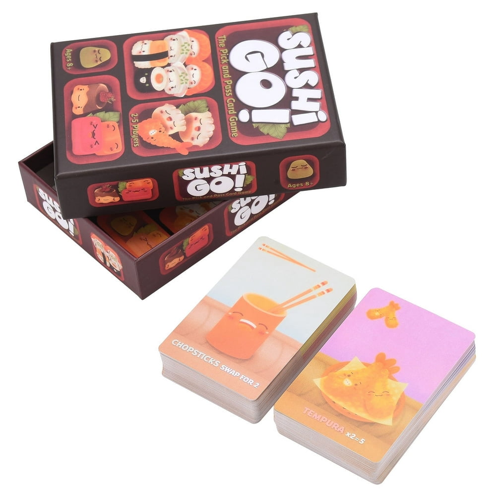 EASTIN Sushi Go Party! - The Pick & Pass Card Game   Educational Board Game Parent And Child Sushi Game Toy for 3 - 5 People