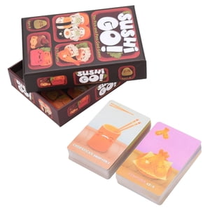 EASTIN Sushi Go Party! - The Pick & Pass Card Game   Educational Board Game Parent And Child Sushi Game Toy for 3 - 5 People
