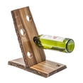 thumbnail image 2 of Organic Acacia Wood Wine Rack Wine Bottle Holder and Display, 2 of 2