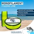 thumbnail image 4 of Reaction Tackle Ligne de Pêche Monofilament - Ligne de Pêche Mono en Nylon Solide et Résistante à l'Usure, Ligne de Pêche en Eau Douce et Salée Transparente 80/730 (Bobine de 1LB), 4 of 6