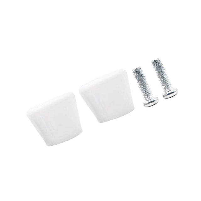 Xingzhi 2x Inline Skates Roller Brakes Block Non-Slip Safety Stopper White