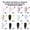 D, variant on FcBaudy Nail Gel Clear Nail Sculpting Gel for Nail Art Manicure Drawing Glue Phototherapy Painted Glue 3D Spray Paint Gel 12 Color Set Nail gel