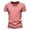 Red, variant on Bmisegm Men Fashion Casual Solid Color V Neck Short Sleeve T Shirt Top Orange L