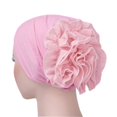 thumbnail image 2 of XZNGL Head Scarf for Women Cancer Women Flower Muslim Ruffle Chemo Hat Beanie Scarf Wrap Cap Head Wrap Scarf, 2 of 7