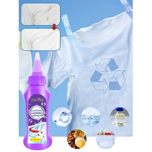 JWshufel Enzyme actif Détecteur de la tache Détergent pour un nettoyage efficace avant-bracelet Tough Sweat et des staines protéiques sans danger pour le tissu et la peau 4.1 fl oz Eco Friendly Solution de blanchisserie